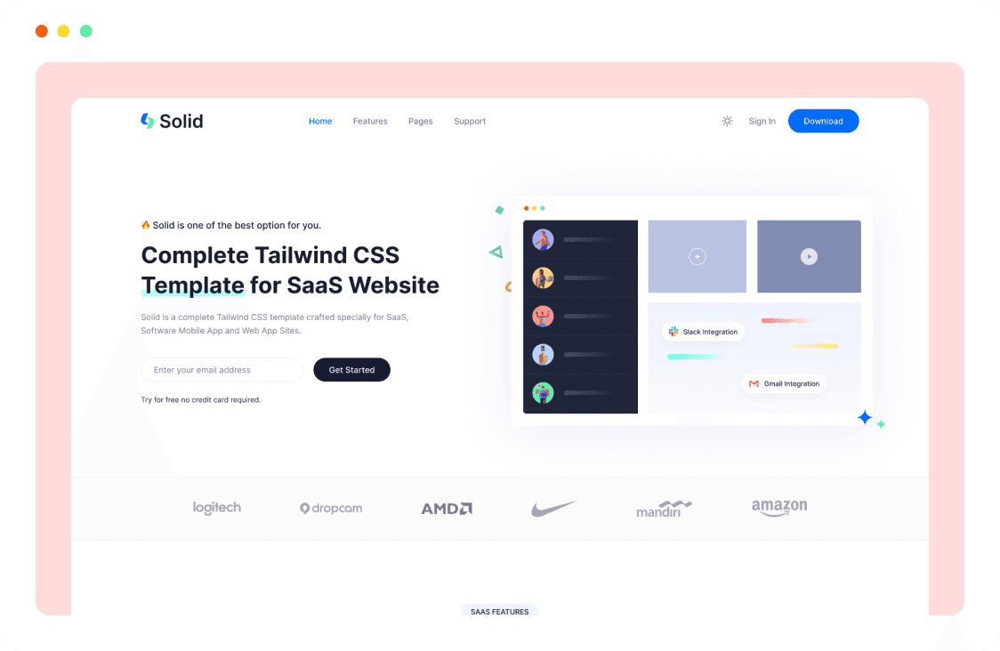 Solid Has Neat & Clean User Interface.